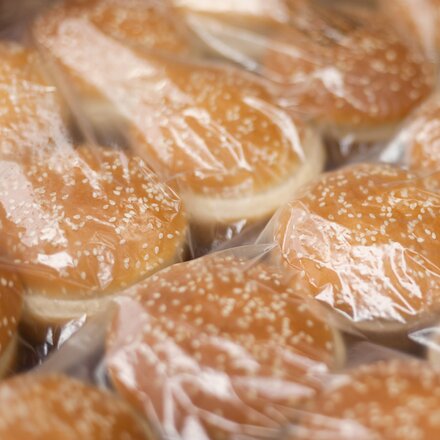 hamburger ready for dispatch packed hamburgers