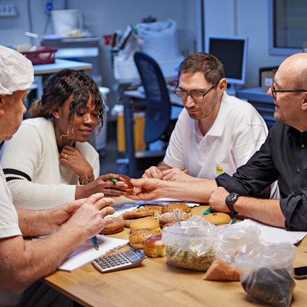 Team am diskutieren