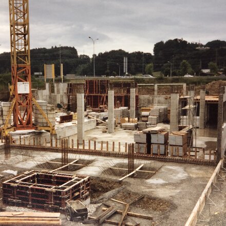 Die Anfänge der Industriebäckerei Baustelle Fortisa